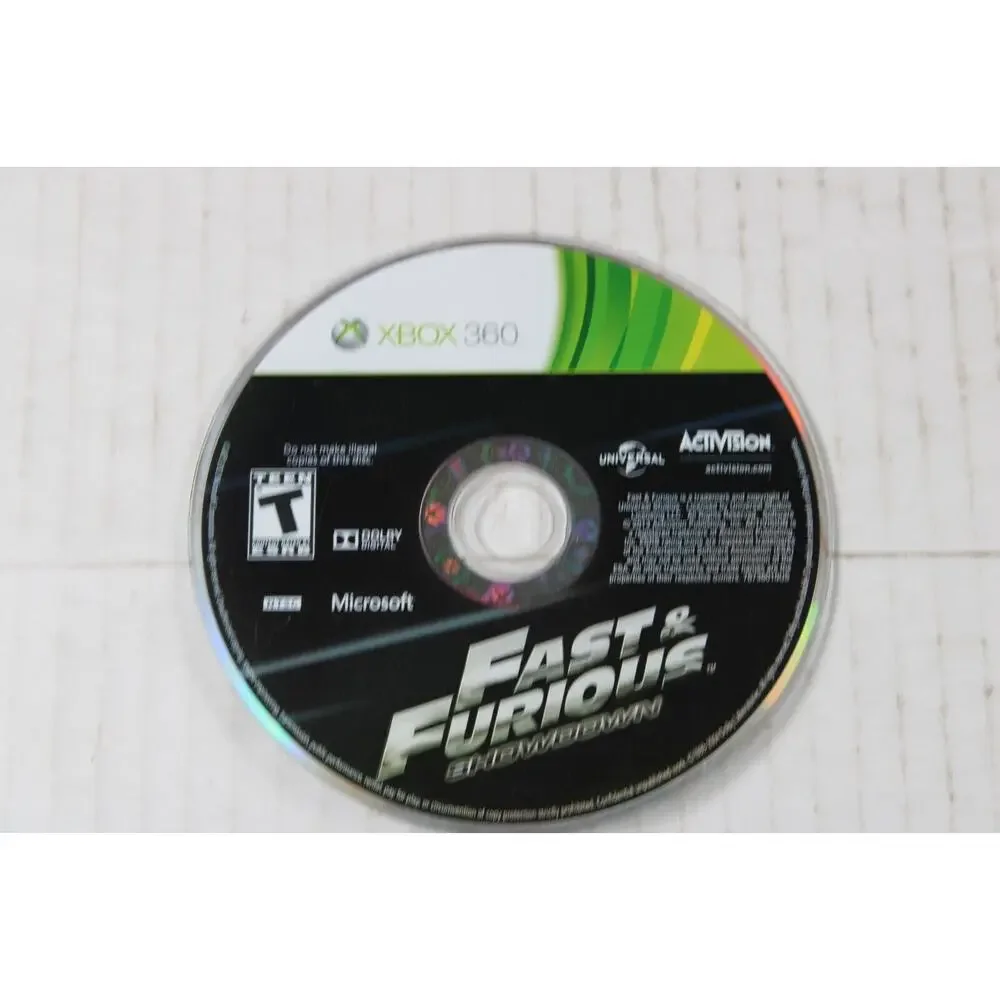 Fast & Furious Showdown (Microsoft XBox 360) Authentic, disc only, tested